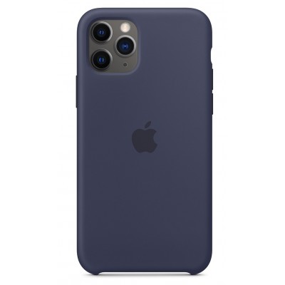 Накладка iPhone 11 Pro Max Silicone Case Midnight Blue