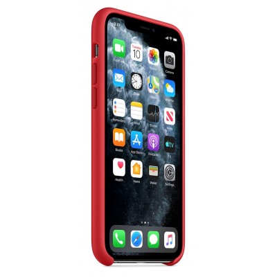 Накладка iPhone 11 Pro Silicone Case Red