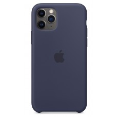 Накладка iPhone 11 Pro Silicone Case Midnight Blue