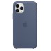 Накладка iPhone 11 Pro Max Silicone Case Аlaskan Blue