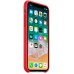 Накладка iPhone X Silicone Case Red (middle)