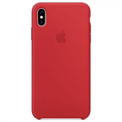 Чехол iPhone XS Max Silicone Case Red