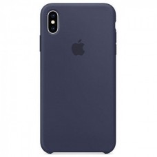 Чехол iPhone XS Max Silicone Case Midnight Blue