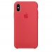 Накладка iPhone X Silicone Case Red Raspberry
