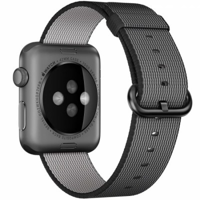 Ремінець Apple Watch 42mm COTEetCI Nylon Sport Black