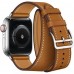 Ремінець  Apple Watch 38mm COTEetCI Leather Band Saddle Brown