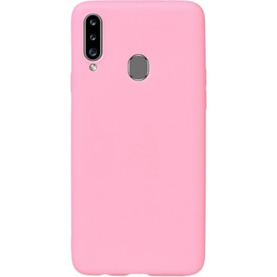 Накладка Samsung A20S (2019) Soft Case Pink