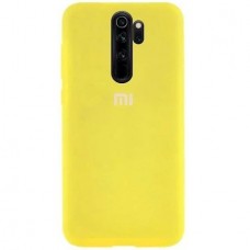 Накладка Xiaomi Redmi Note 8 Pro Silicon Case Logo Yellow
