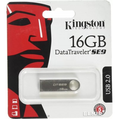 USB Flash 16Gb Kingston (DTSE9H) Silver