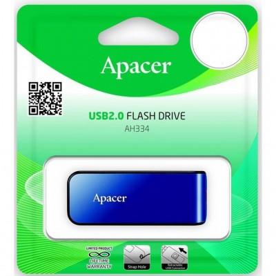 USB Flash 16Gb Apacer (AH334) Blue USB 2.0