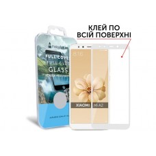 Захисне скло Xiaomi Mi A2 MakeFuture Full Glue White
