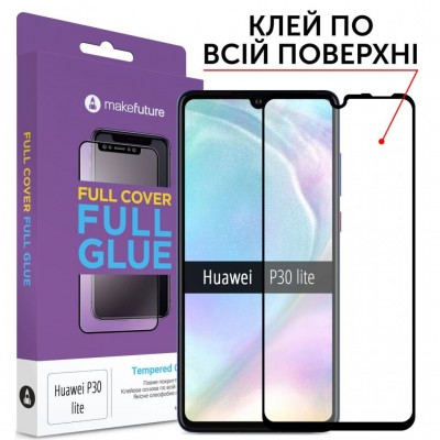 Захисне скло Huawei P30 Lite Makefuture Full Glue