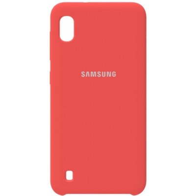 Накладка Samsung A01 Silicone Case Peach