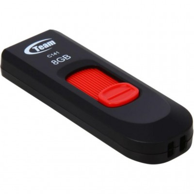 USB Flash 8Gb Team C141 Black/Red (TC1418GR01)