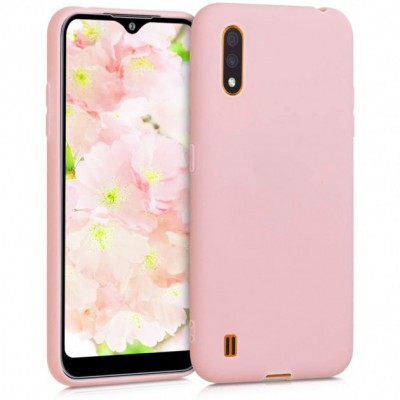 Накладка Samsung A01 TPU Soft case Pink