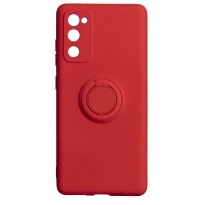 Накладка Samsung A21S (2020) Ring Color Red