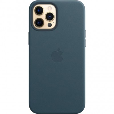 Накладка  iPhone 12 Pro Max Leather Case (HC) Blue