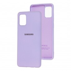Накладка Samsung Galaxy A02S (A025) Silicone Case Lilac