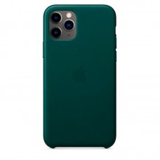 Накладка iPhone 11 Pro Max Leather Case (HC) Green