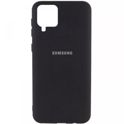 Накладка Samsung Galaxy A12 (A125) Silicone Case Black