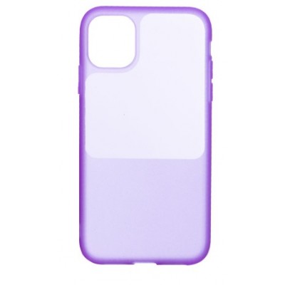 Накладка iPhone 11 (6"1)  Bright Silicone Lady Purple