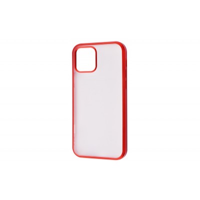 Накладка iPhone 12 mini Totu Transparent Red
