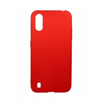 Накладка Samsung A01 Full Soft Case Red
