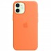 Накладка Apple iPhone 12 Mini Silicone Case Magsafe Golden Orange