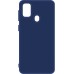Накладка Samsung Galaxy М21 Силикон  Smitt Blue