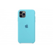 Накладка iPhone 11 Pro Max Silicone Case Azure (Middle)