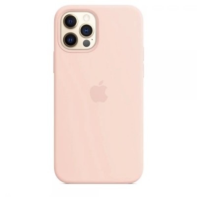 Накладка Apple iPhone 12 Silicone Case Pink Sand (Middle)