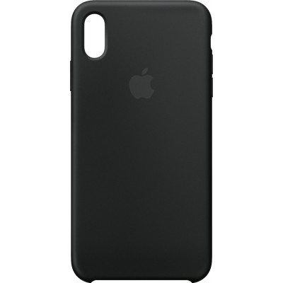 Накладка iPhone XS Max Silicone Case Black (Middle)