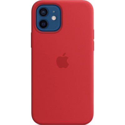 Накладка Apple iPhone 12 Silicone Case Red (Middle)