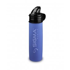 Пляшка спортивна силіконова Sigma FLX01 Blue