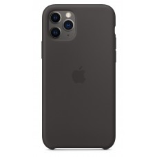 Накладка iPhone 11 Pro Max Silicone Case Black