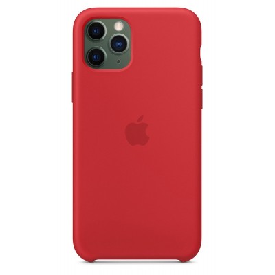 Накладка iPhone 11 Pro Silicone Case Red