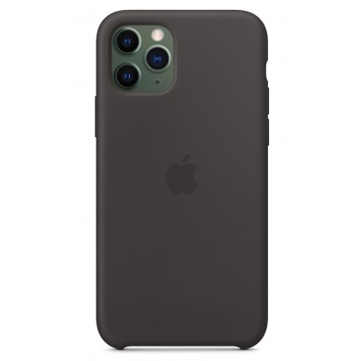 Накладка iPhone 11 Pro Silicone Case Black