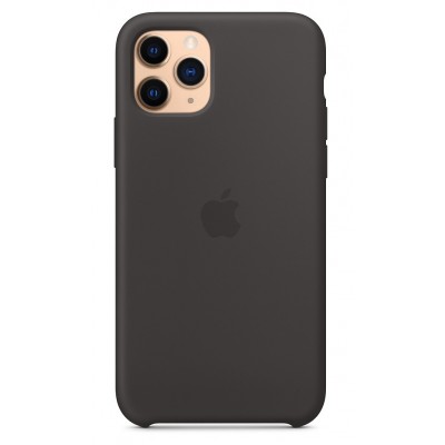 Накладка iPhone 11 Pro Max Silicone Case Black MX002 (original)