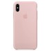 Накладка iPhone X Silicone Case Pink Sand (middle)