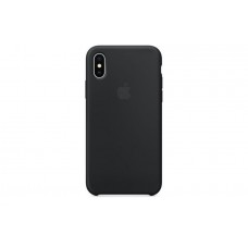 Накладка iPhone X Silicone Case Black (middle)