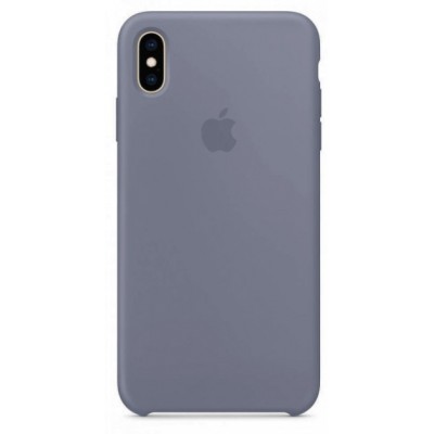 Чехол iPhone XS Max Silicone Case Lavender Grey