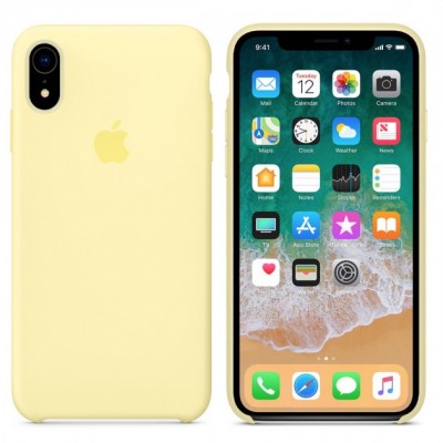 Чехол iPhone XR Silicone Case Mellow Yellow