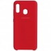Накладка Samsung A20S (2019) Silicon Case Red