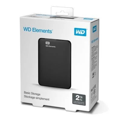 HDD Western Digital Elements 2TB WDBU6Y0020BBK-WESN 2.5 USB 3.0 External Black