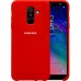 Накладка Samsung A6+ (А605) (2018) Silicone Cover Red