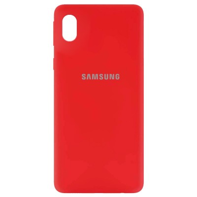 Накладка Samsung Galaxy A01 Core Silicone Case Red