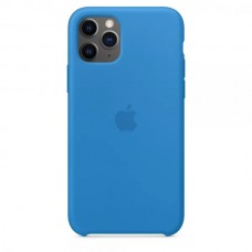 Накладка iPhone 11 Pro Max Silicone Case Surf Blue