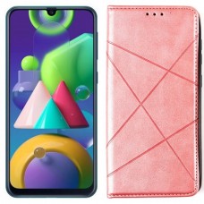 Книжка Samsung M21 Bussines Leather Book Pink