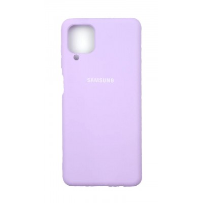 Накладка Samsung Galaxy A12 (A125) Silicone Case Lilac