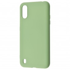 Накладка Samsung Galaxy A01 Core Silicone Case Light Green